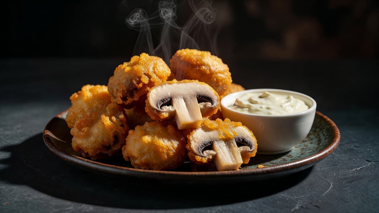 Battered Mushrooms
